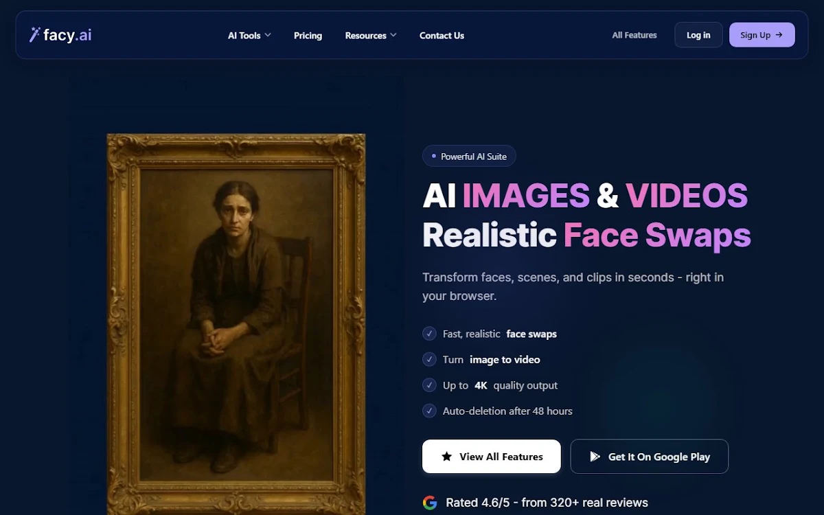 Captura de FACY AI - Face Swap Photos & Videos