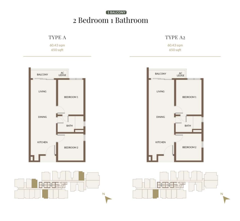Aethera Residences — 戶型圖