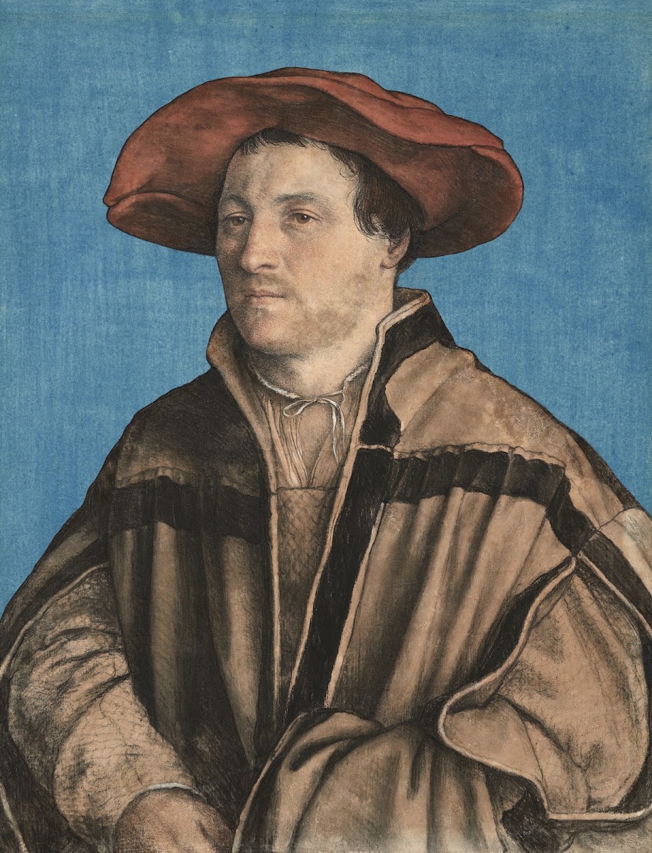 Portrait of a man in a red beret early 1530s