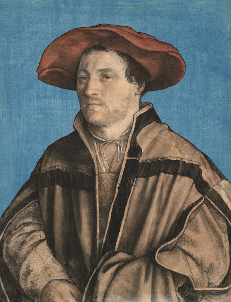 Portrait of a man in a red beret early 1530s