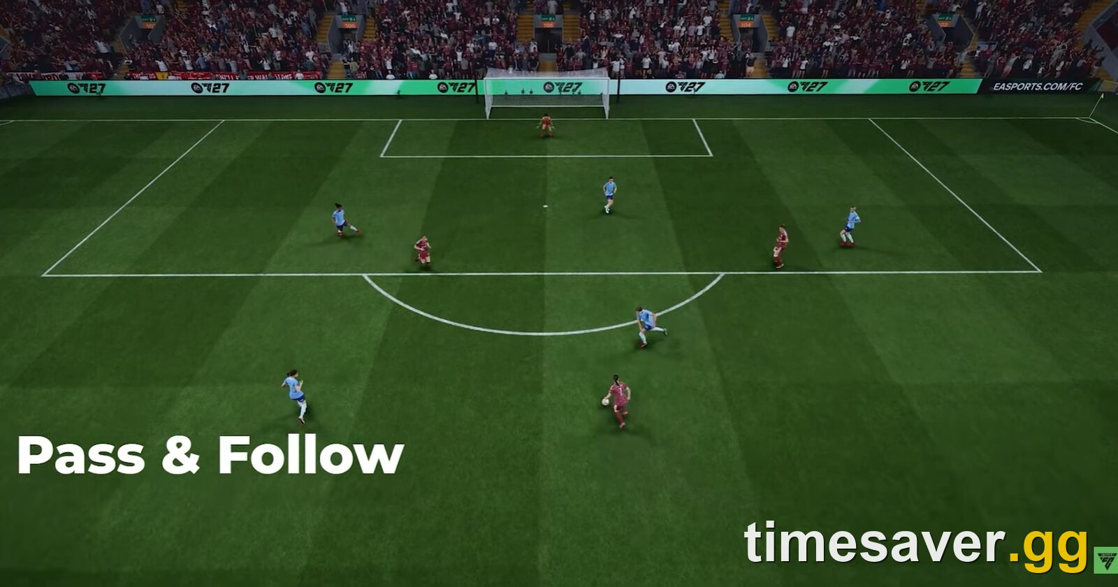 EA SPORTS FC 27 Pass & Follow run, one of the new manually triggered run types