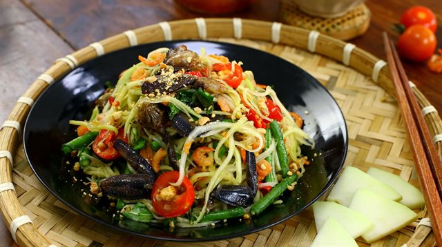 Gỏi Đu Đủ Ba Khía