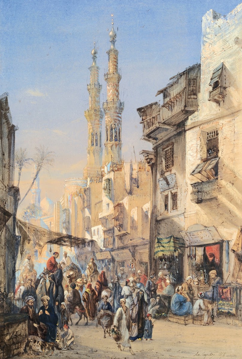 A Street In Cairo 1859