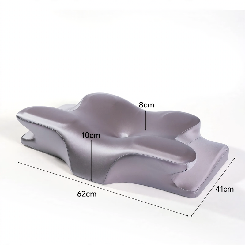 Butterfly-shaped memory foam neck support pillow