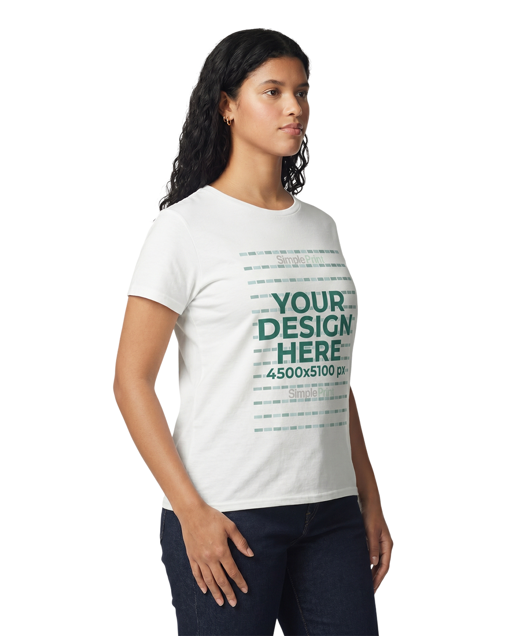 Gildan 5000L (US) - Ladies' Heavy Cotton T-Shirt (DTF)
