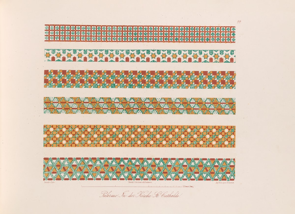 Ornamente aller klassischen Kunst Epochen nach den Originalien in ihren eigenthu