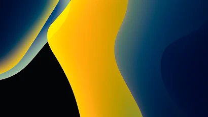 Atmosphere, Azure, Orange, Art, Line 4K iPhone Wallpaper