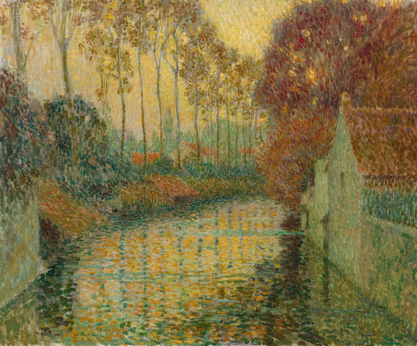 Canal in Autumn Gisors 1913