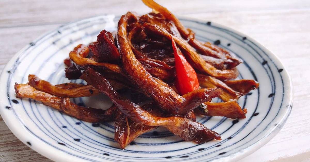 Chân nấm bào ngư rim mặn