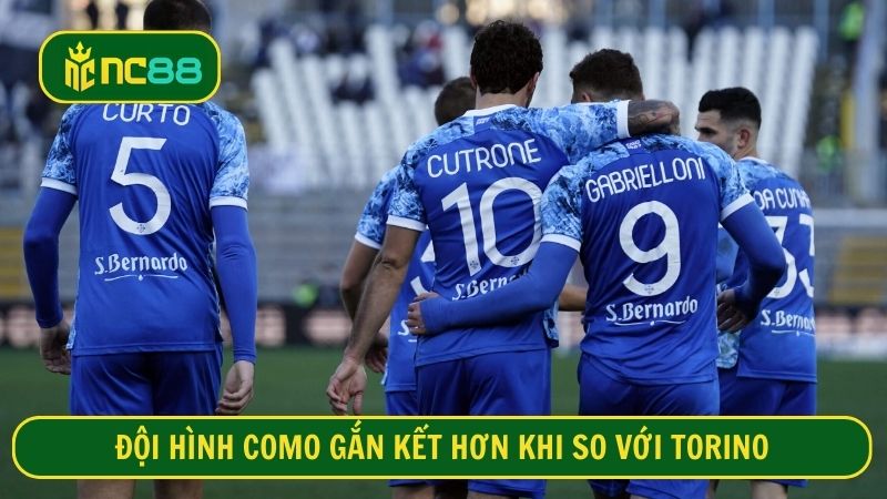 Đội hình Como thi đấu rất kỷ luật với chất lượng đồng đều