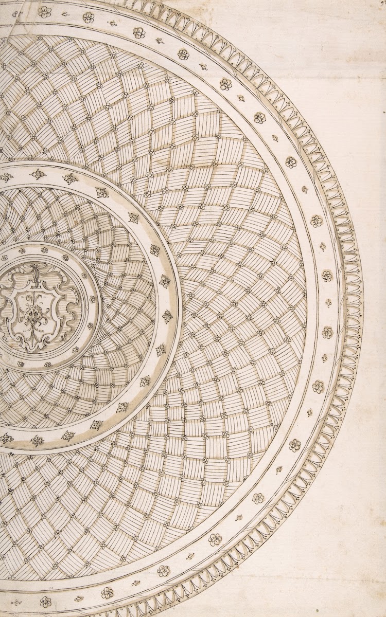 Design for a platter 16th century