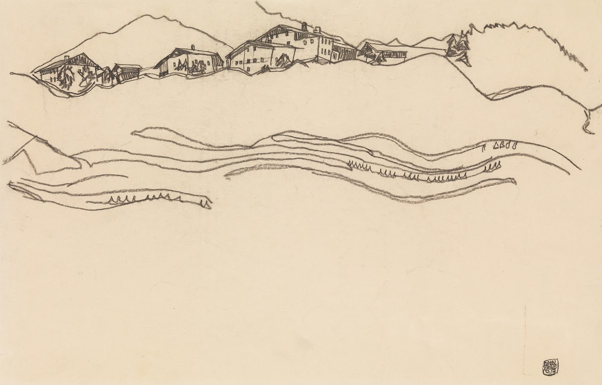 Landscape with Houses 1917