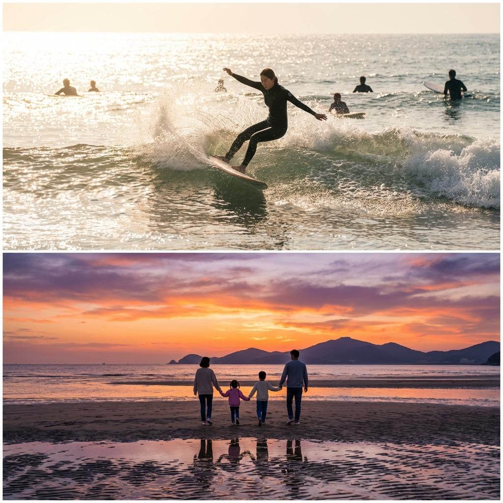 환상적인 야경, 광안리 해변 낭만 가득한 시간 (숨겨진 주차 명당)
