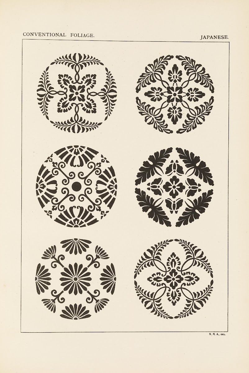 Outlines of ornament in the leading styles Pl52 1881