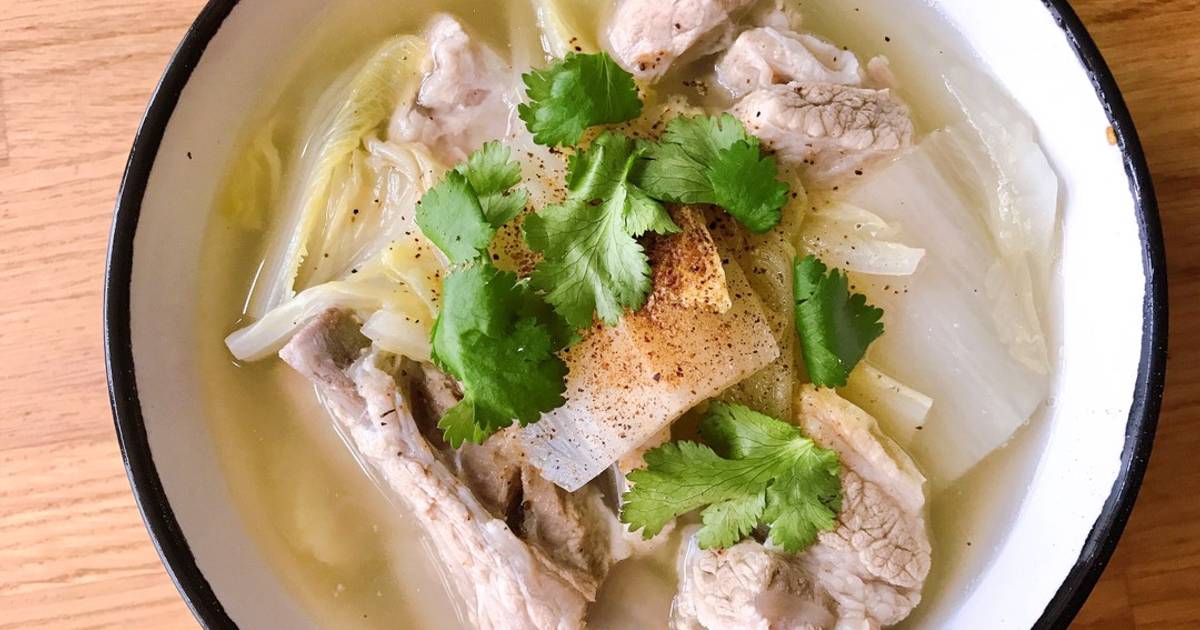 Canh Sườn Heo Cải Thảo