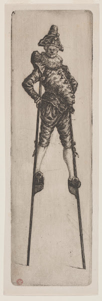 Punchinello on Stilts c 1888