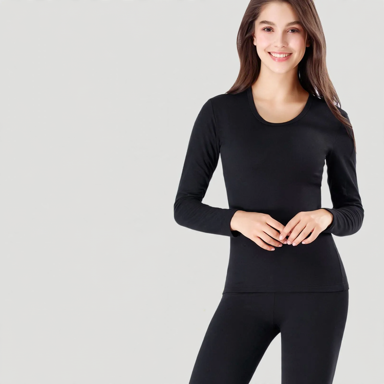 Damen-Thermo-Unterwäsche-Set, gefüttert