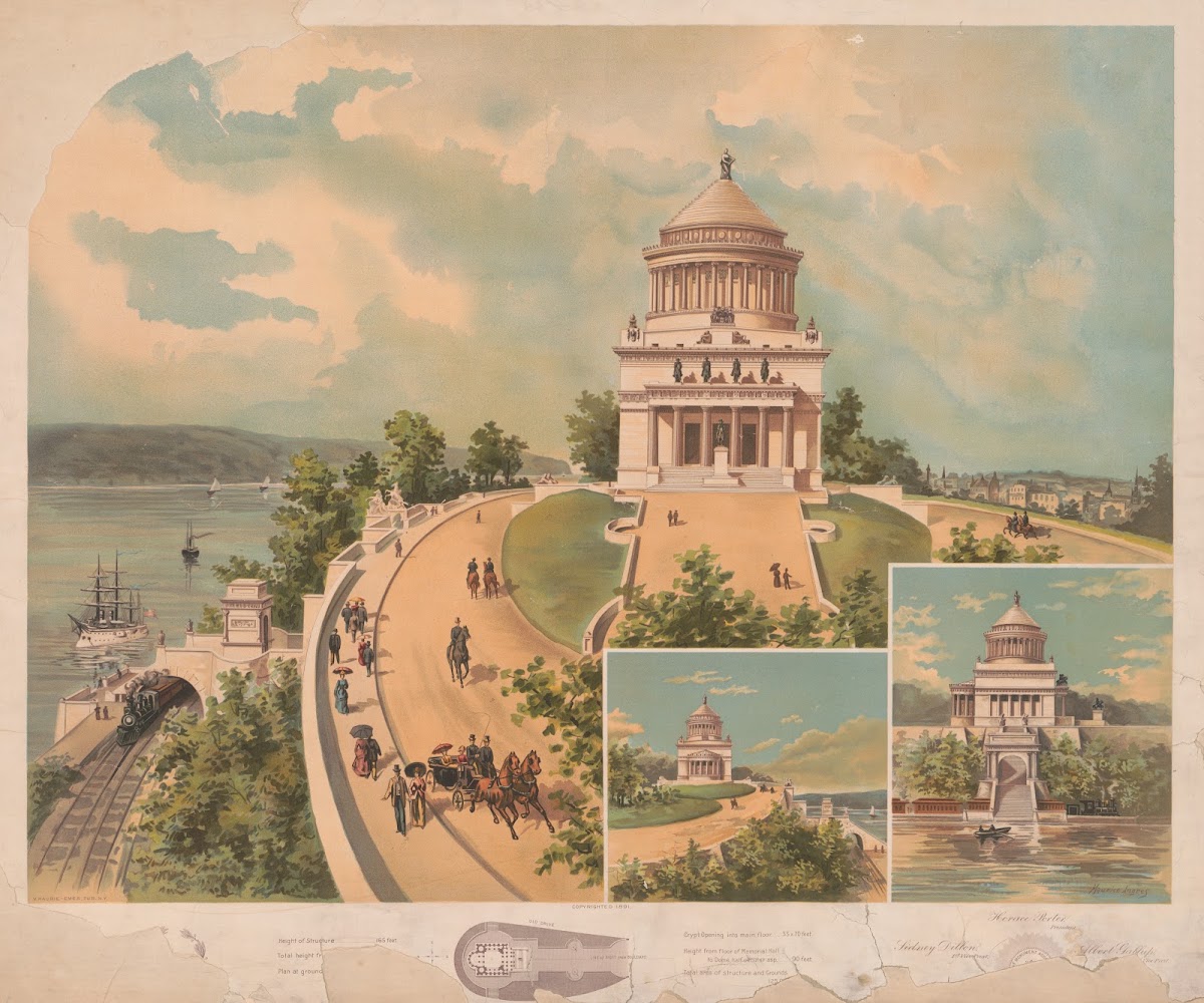 Three Views Of And Possible Proposal For Grants Tomb 1891