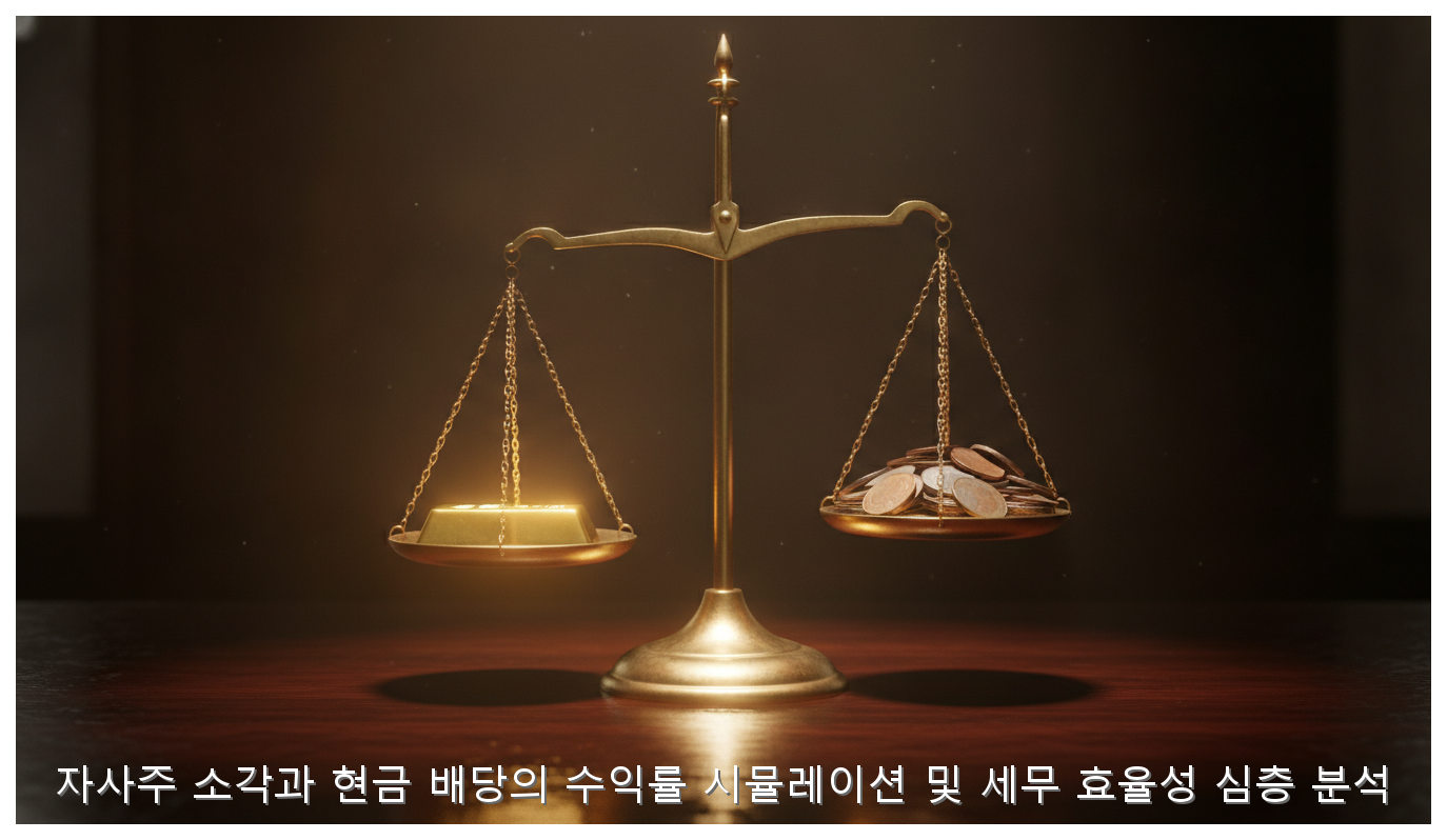 자사주 소각과 현금 배당의 수익률 시뮬레이션 및 세무 효율성 심층 분석 핵심 안내 및 분석 인포그래픽 (3)