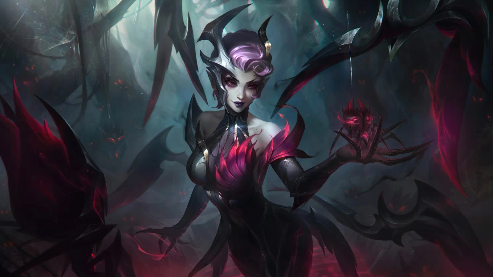 Coven (League Of Legends), Elise (League Of Legends), Video Games, Gzg, Riot Games 8K Desktop Wallpaper Background (7680x4320) Free Download