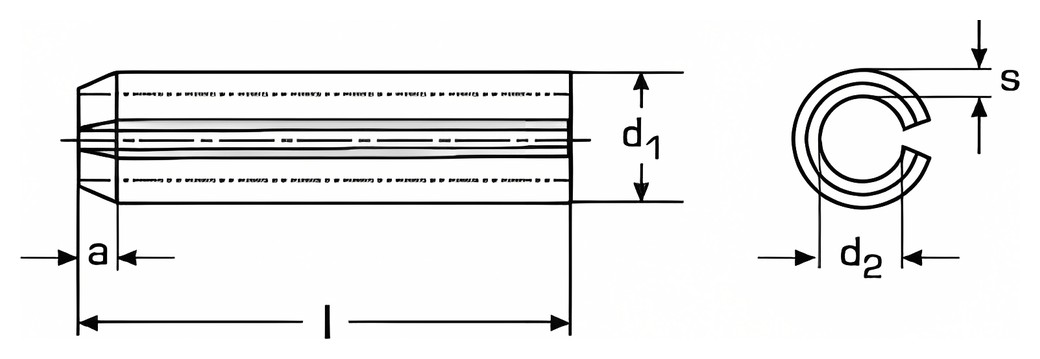 DIN 1481 – Technical drawing