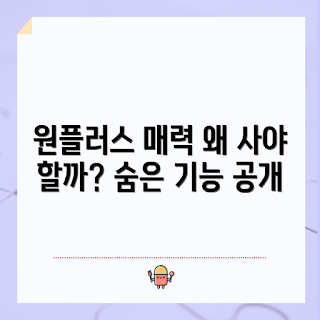 원플러스 매력, 원플러스 특징, 원플러스는 무엇인가, 왜 원플러스를 선택해야 하나