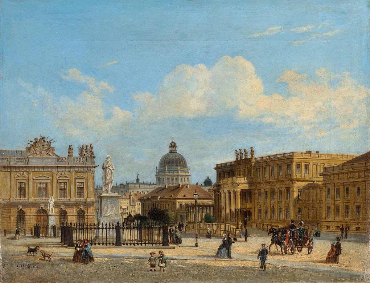 Das Kronprinzenpalais In Berlin Circa 1857 60