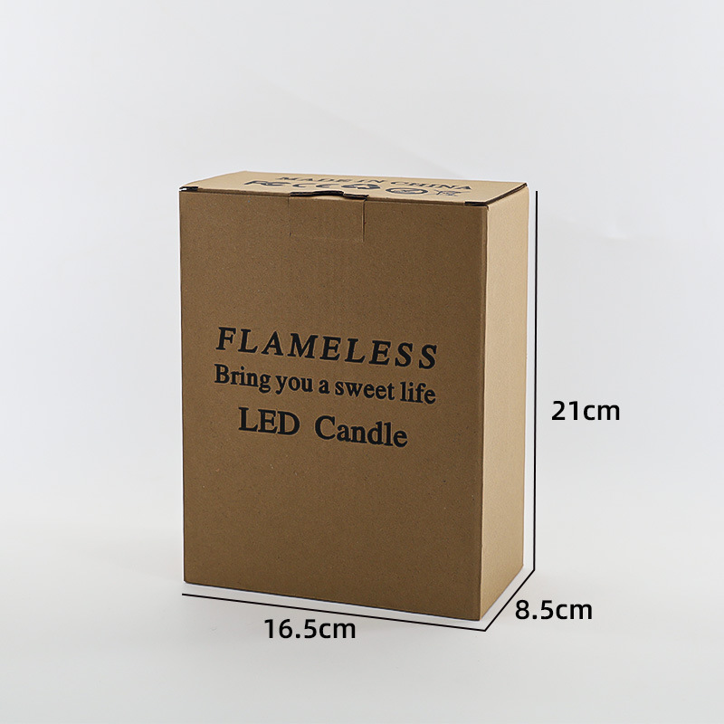 LED Real Wax Look Candle with Flickering Flame
