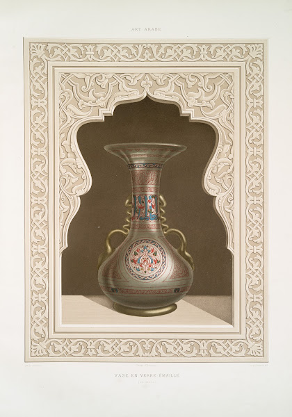 Vase en verre émaillé XVIe siècle 1877