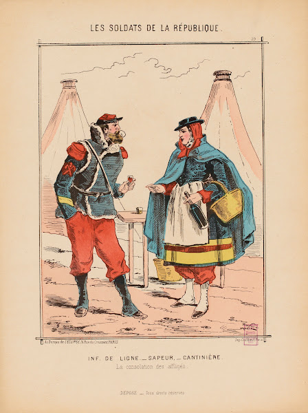 Inf de ligne  Sapeur  Cantinière 1871