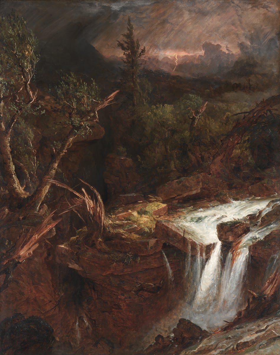 The Clove  A Storm Scene in the Catskill Mountains 1851