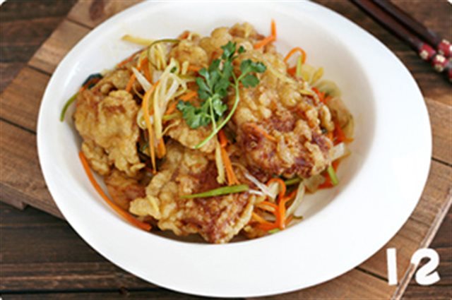 Thịt Heo Chiên Xào Rau Củ