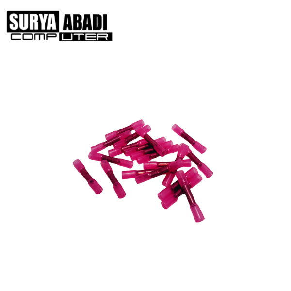 KONEKTOR PENYAMBUNG KABEL HEAT SHRINK MERAH