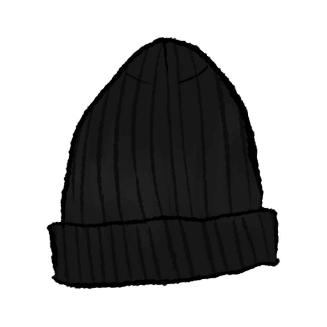 Yeezy SEEKINGS CASHMERE BLEND BEANIE IN BLACK product image