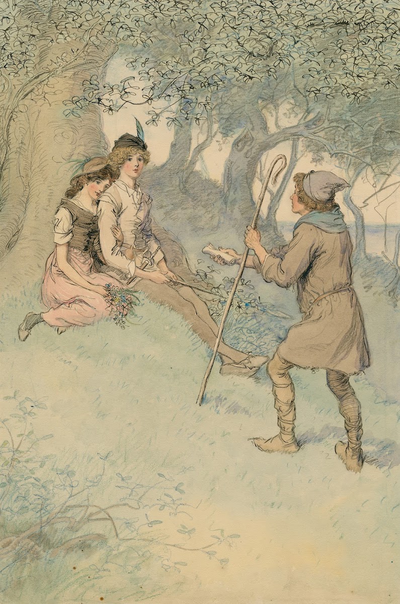 Illustrations to As you like it Pl28 1901 1910