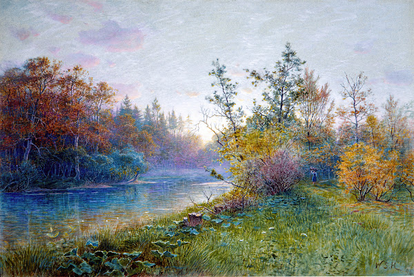 Mill Dam in Traunstein 1894