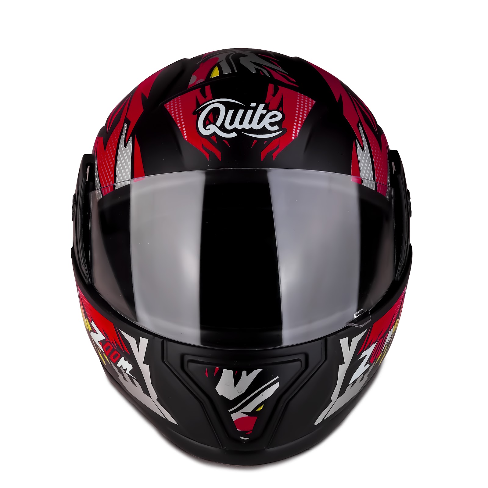 Side profile of the helmet showing aerodynamic shape