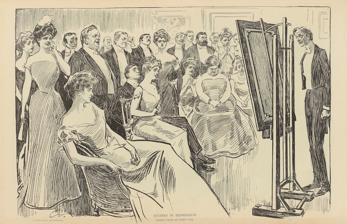 Studies in expression Daubson shows his latest work 1900 1905