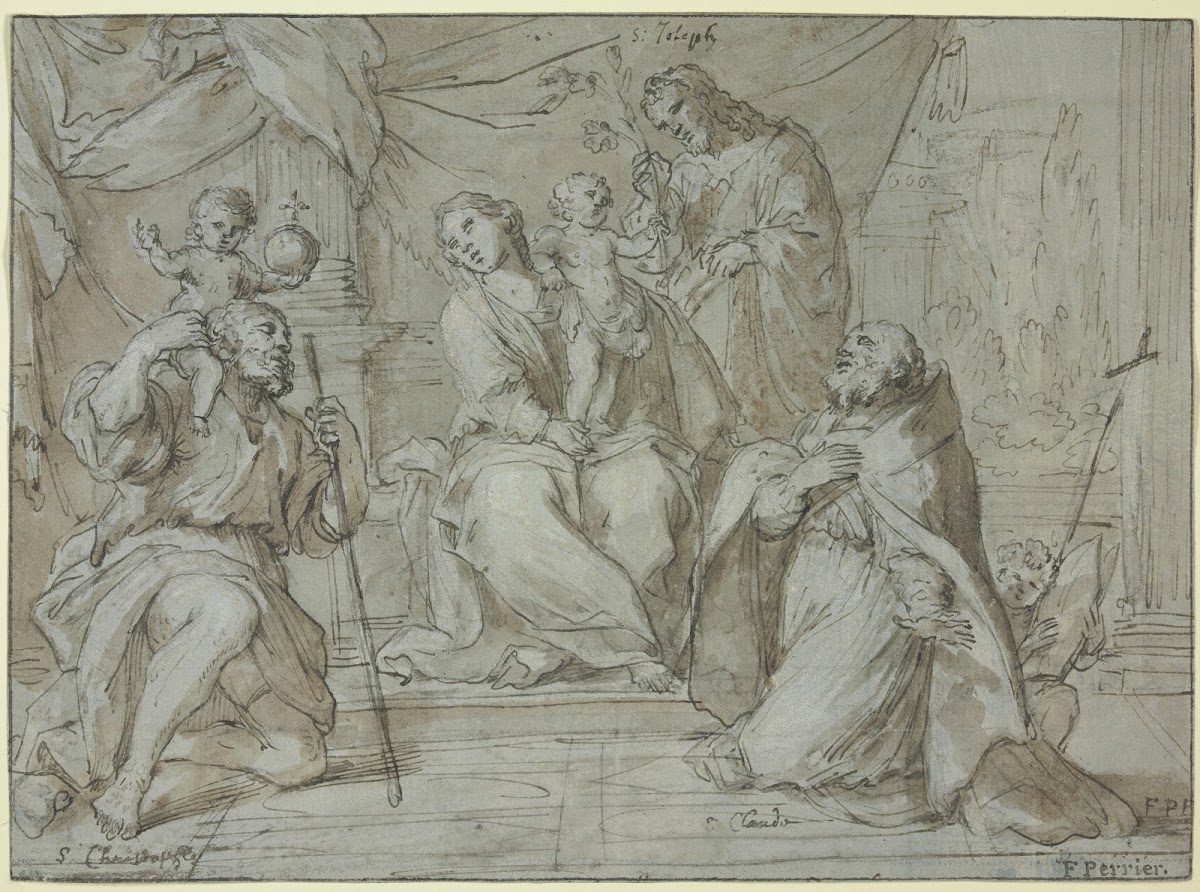 Madonna mit den Heiligen Christophorus Joseph und Claudius