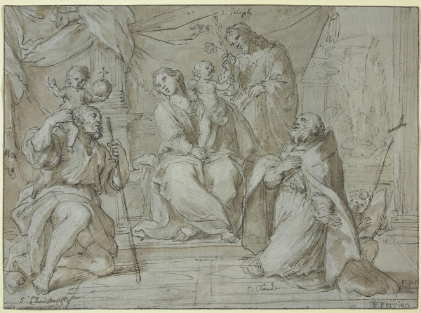 Madonna mit den Heiligen Christophorus Joseph und Claudius
