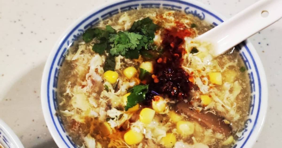 Súp Gà kiểu Hoa/ Chicken Egg Soup