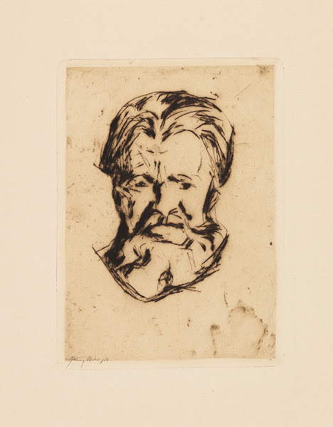 Männerkopf 1906