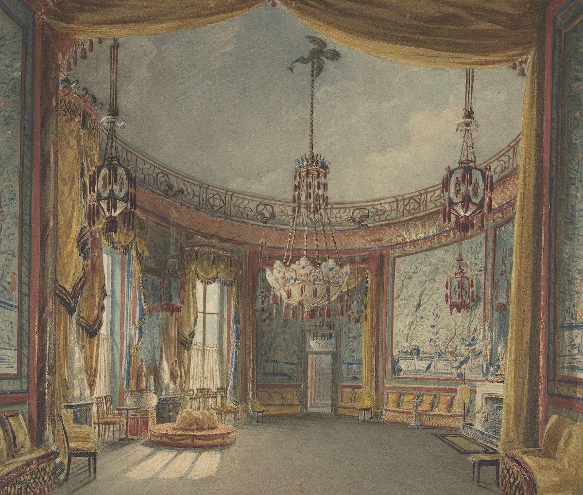 The Saloon Brighton Pavilion ca 1826
