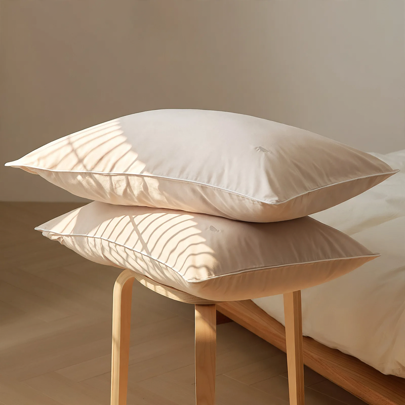 Cotton pillowcase, brushed, pair