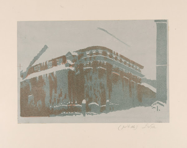 Church of St Wojciech in winter 1919