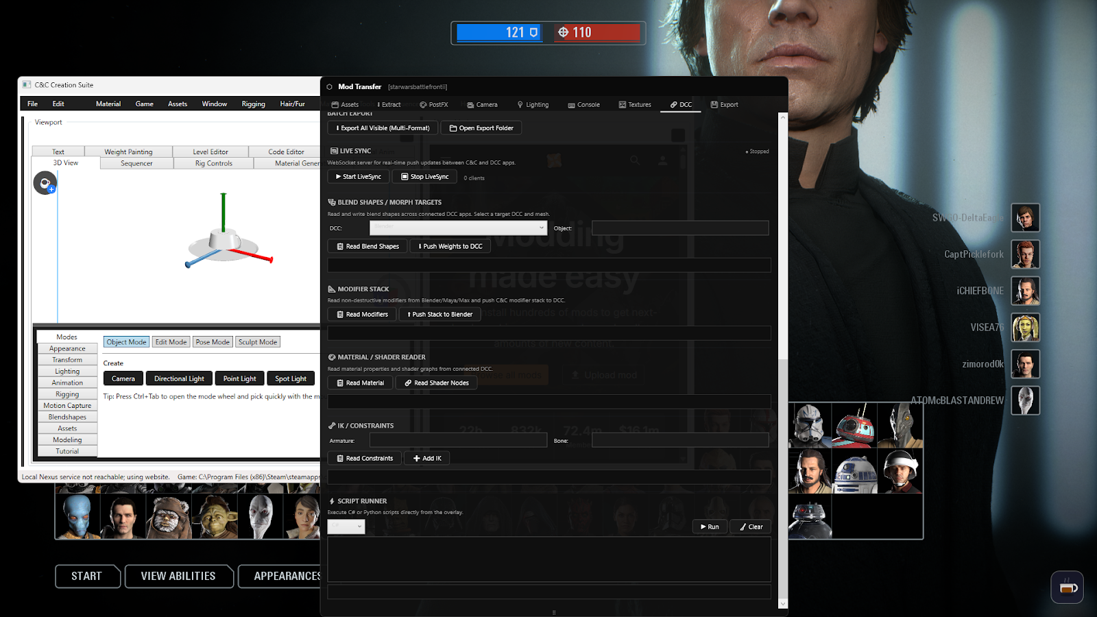 Mod Transfer Interface 30