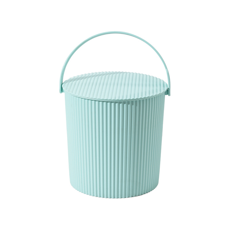 Plastic bucket with handle, various sizes