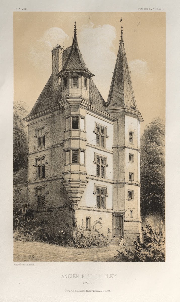 Ancien Fief De Fley Nièvre 1860