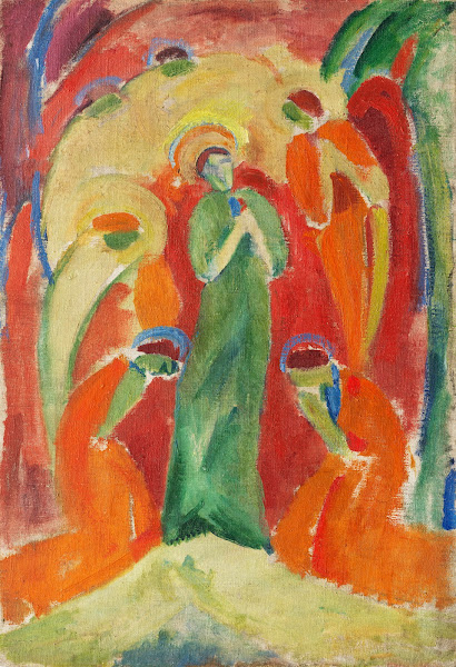Heilige von Engeln verehrt 1913