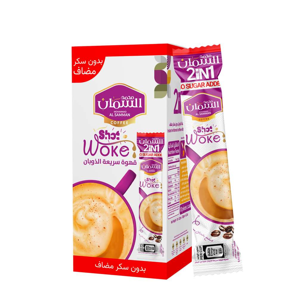 AL-SAMMAN INSTANT COFFEE 2 IN 1 12x10pcsx12g